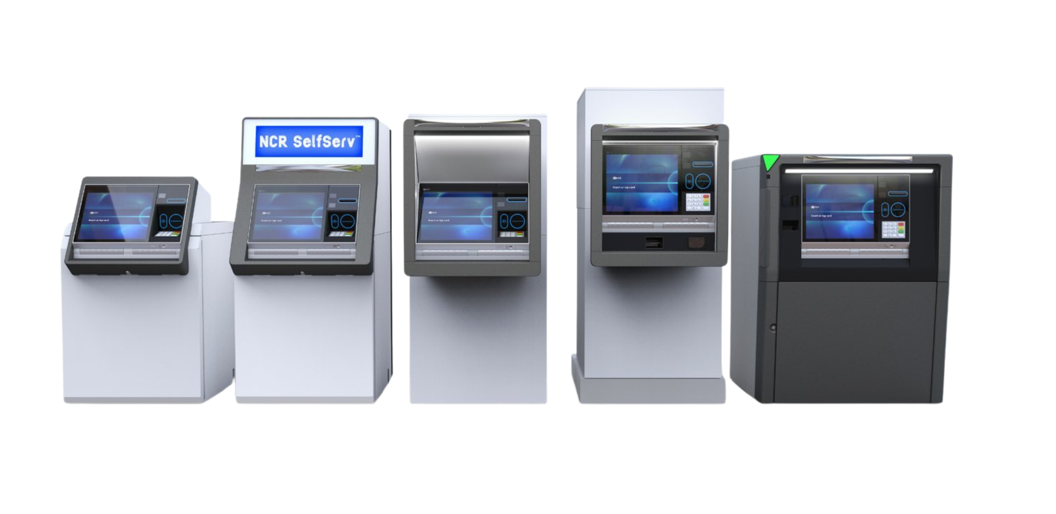 Picture of 5 varying ATM models